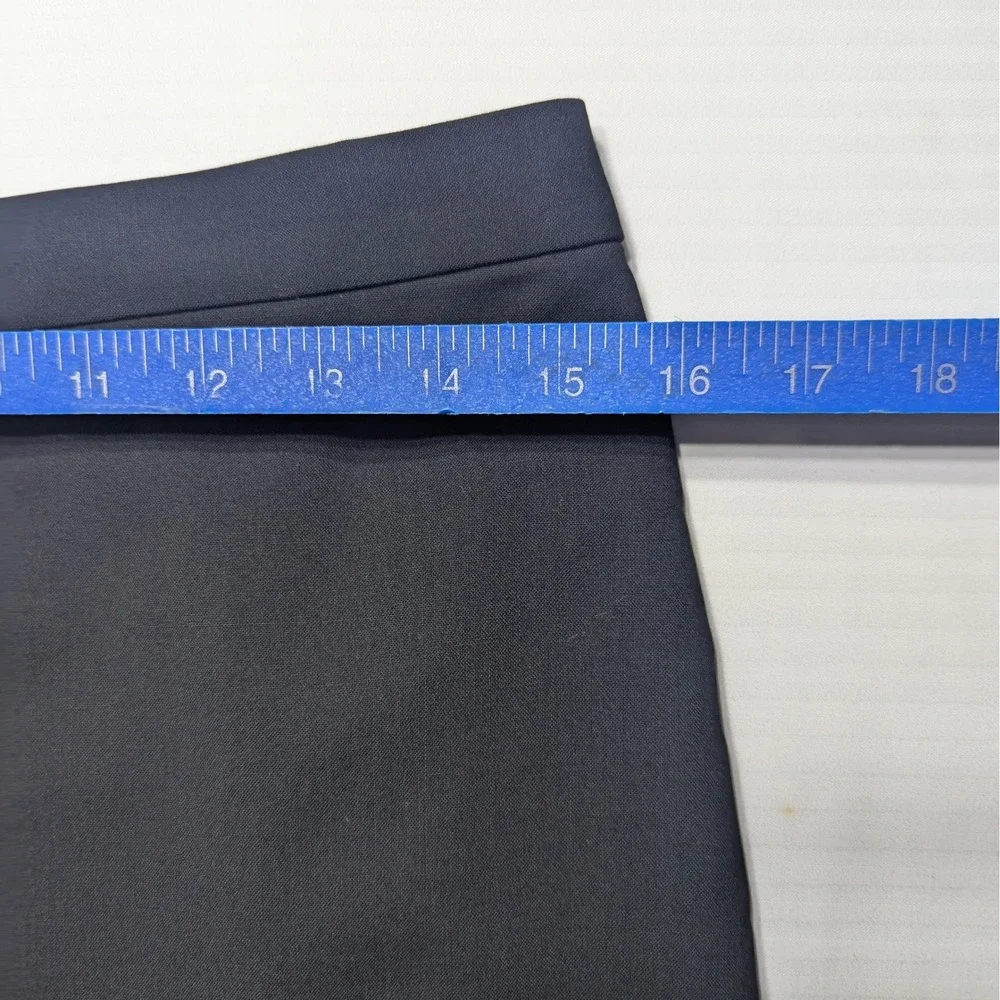 J.Crew Women‎ Italian Wool Blend Pencil Skirt 4 Black